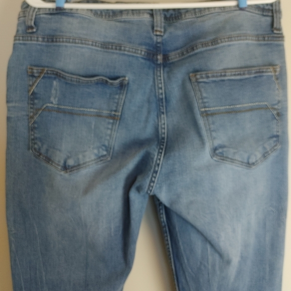 PD&C Blue Jean Pants Men's Sz 36x30 Slim Fit StraightStretch - Picture 8 of 9